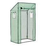 [en.casa] Tuinkas Marzano kweekkas 100x60x143-174 cm groen, Tuin en Terras, Tuinhuizen, Verzenden, Nieuw