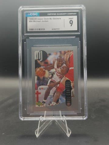 Upper Deck 1998-99 Michael Jordan #86 - CGC 9 Graded card, Nieuw