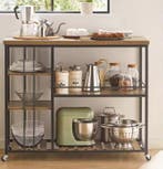 Industriële Keukenwagen 110 cm – 5 Lagen, Wielen & Rem, Verzenden, Nieuw