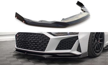 Voorspoiler V.3 met Canards Audi R8 Facelift  2018 - 2021, Auto-onderdelen, Ophalen of Verzenden, Nieuw