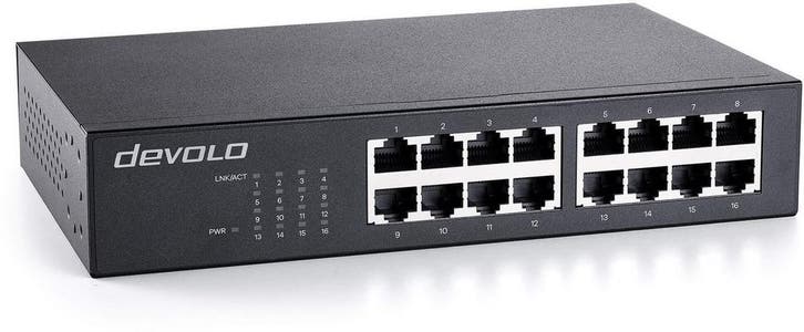 Devolo Gigabit Ethernet Switch Port - unmanaged, Computers en Software, Netwerk switches, Verzenden