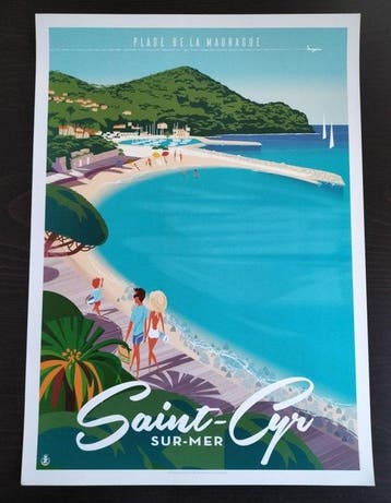 Monsieur Z - Affiches Tourisme French Riviera - Saint Cyr