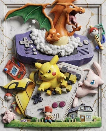 Makayhos - [Canvas] Pocket Monsters – Gaming Nostalgia, Nieuw