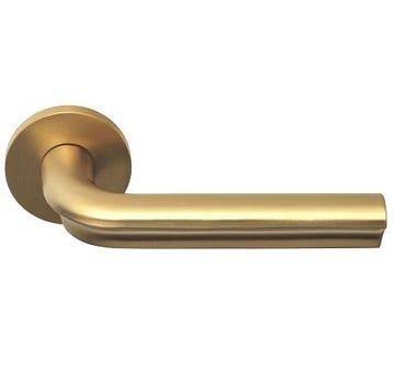 Deurklink David Rockwell ECLIPSE DR100-G op rozet PVD mat, Verzenden, Nieuw