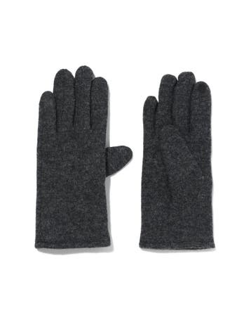 HEMA Dameshandschoenen wol touchscreen zwart, Verzenden, Nieuw