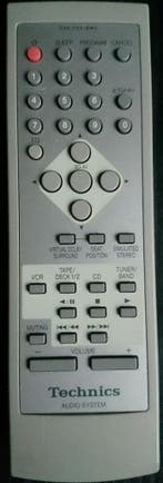 Afstandsbediening Technics rak-eha18wh, Audio, Tv en Foto, Afstandsbedieningen, Ophalen of Verzenden, Nieuw, Origineel