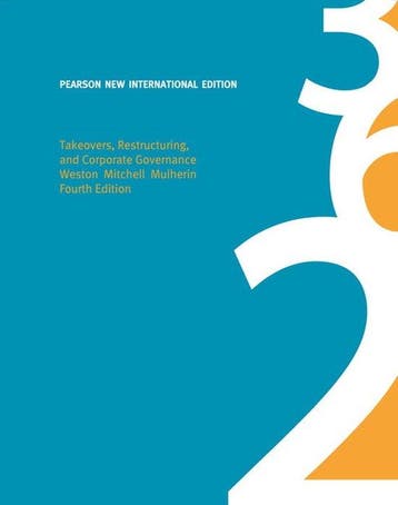 9781292020860 Takeovers, Restructuring, And Corporate Gov..., Verzenden, Zo goed als nieuw, J. Weston