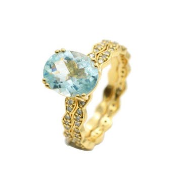 Verlovingsring - 14 karaat Geel goud - 2.60ct. tw.