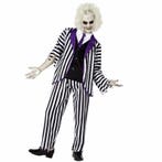 Gestoorde mannen outfit zwart met wit - Halloween kleding .., Ophalen of Verzenden, Nieuw