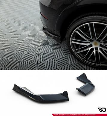 Rear Side Splitters voor Porsche Cayenne Coupe / SUV Sport, Ophalen of Verzenden