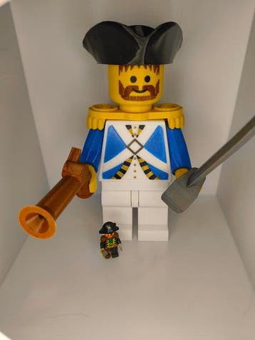 Lego MOC (My own creation) - Pirates - Set: 6265 Fig: pi063, Nieuw