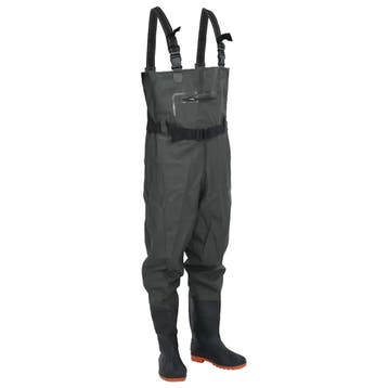 vidaXL Waadpak met laarzen en riem maat 42 donkergroen, Verzenden, Nieuw