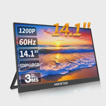HGFRTEE 14.1" Draagbare Monitor - IPS Extra Scherm voor Lapt, Verzenden, Nieuw