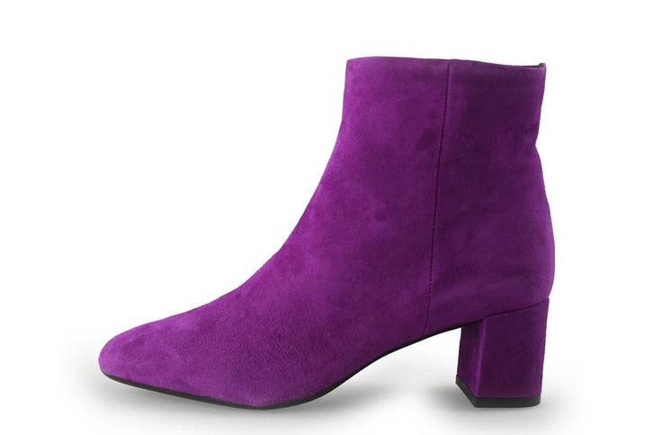 Linea Zeta Enkellaarzen in maat 37 Paars, Kleding | Dames, Schoenen, Overige kleuren, Zo goed als nieuw, Lage of Enkellaarzen