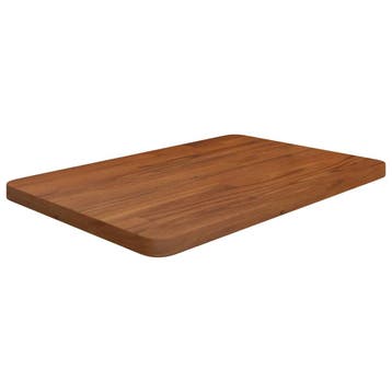 vidaXL Wastafelblad 60x40x2,5cm behandeld massief hout, Huis en Inrichting, Verzenden, Nieuw, Bruin
