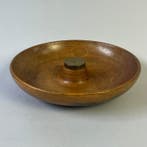 Schaal - Hout - Vintage - Elm wood Walnoot bowl - Nutcracker
