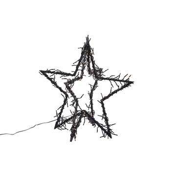 Kerst ster zwart ster incl. LED IP44 - Brilli, Diversen, Verzenden, Nieuw