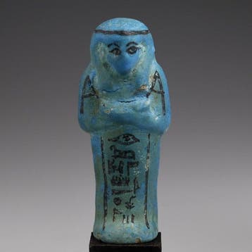 Oude Egypte, derde tussenperiode Faience Shabti voor de