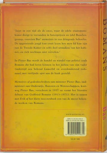 Memoires, of Gedenkschriften van minister Pieter Bas, Verzenden, Zo goed als nieuw, Godfried Bomans