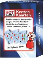 Keezenkaarten 100% Plastic | HOT Games - Gezelschapsspellen, Verzenden, Nieuw