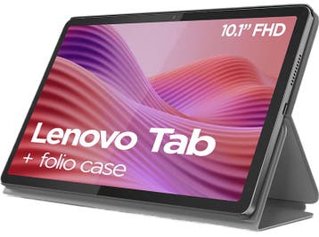 Lenovo -  Tab + Folio Sleeve - 10.1 Inch 64 Gb  Wifi - Grijs, Computers en Software, Android Tablets, 10 inch, Verzenden, Nieuw