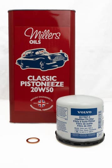 Millers Olie met filter en carterplugring, Ophalen of Verzenden