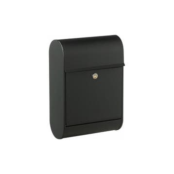 Allux 8900 brievenbus met paal 1001 staal - zwart, Verzenden, Nieuw