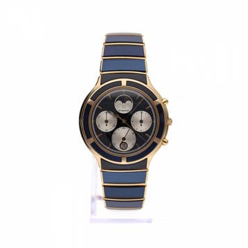 Eterna Airforce Galaxis Moonphase 850.4386.68; Vintage 18..., Overige merken, Polshorloge, Overige materialen, Ophalen of Verzenden