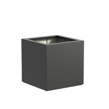 Polyester plantenbak 80x80x80cm - Met bodem, Kunststof, Vierkant, Nieuw, 60 tot 100 cm