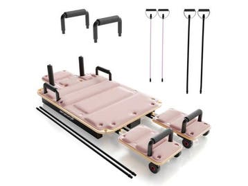 Veiling - Pilates Reformer Board Movea - opvouwbaar - Rosa, Nieuw