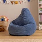 Chillz Kinder Zitzak Corduroy - Denim Blue, Verzenden, Nieuw