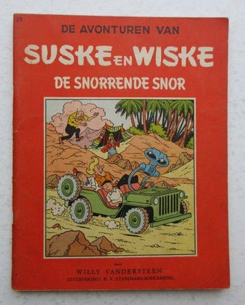 Suske en Wiske RV-29 - De snorrende snor - 1 Album - Eerste, Nieuw