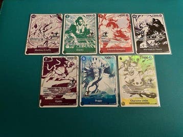 Bandai - 7 Complete set - One Piece, Nieuw