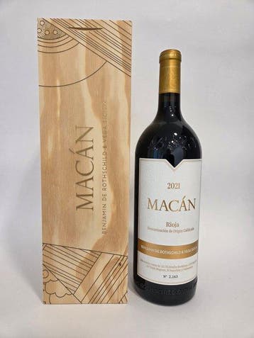 2021 Bodegas Vega Sicilia y Benjamin de Rothschild, Macán -, Nieuw