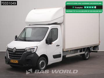 Renault Master 145PK Laadklep Bakwagen LED Airco Cruise DHo, Stof, Gebruikt, Euro 6, Renault