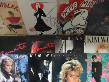 Kim Wilde , Pat Benatar , Bette Midler - 10 x LPs + 2 x 12, Nieuw in verpakking