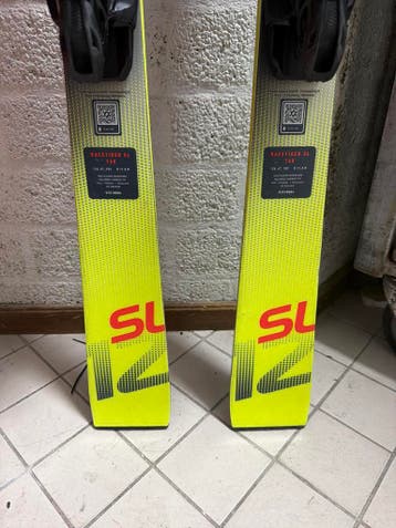 Völkl Racetiger SL + Marker rMotion3 12 GW-155 cm, Overige merken, Gebruikt, Ophalen of Verzenden, Carve