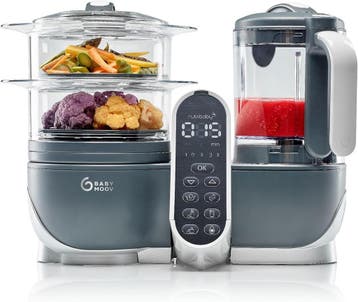 Stoomkoker & Blender Baby | BPA-vrij | Laatste Stuk!, Ophalen of Verzenden, Zo goed als nieuw, Flessen- of potjesverwarmer