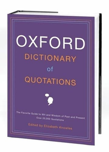 The Oxford Dictionary of Quotations - Elizabeth Knowles, Verzenden, Zo goed als nieuw, Elizabeth Knowles