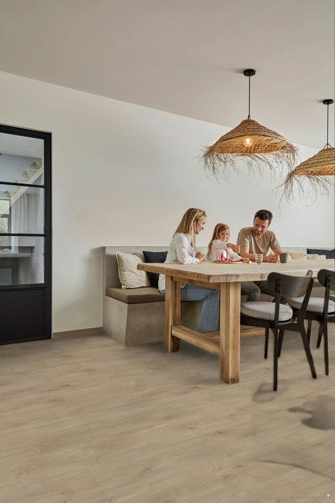 Laminaat rechte plank licht eiken |  Hoomline Royal XL V2, Huis en Inrichting, Stoffering | Vloerbedekking, Ophalen