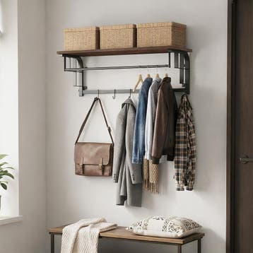 Wandkapstok Westwood 66x30x27cm, Huis en Inrichting, Kasten | Kledingkasten, Verzenden, Nieuw