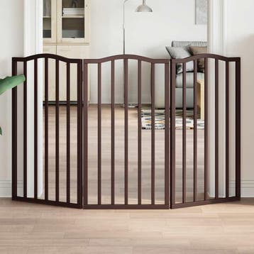vidaXL Hondenhek inklapbaar 3 panelen 150 cm populierenhout, Dieren en Toebehoren, Honden-accessoires, Verzenden, Nieuw