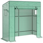 Tomatenkas Foliekas Met Roldeur Mesh-Raam Schuin Dak 196 X 7, Tuin en Terras, Verzenden