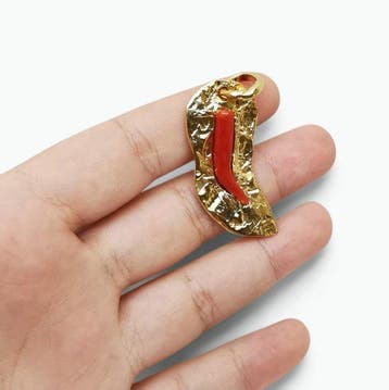 Koraal - Brons - Hanger - Italiaans handwerk