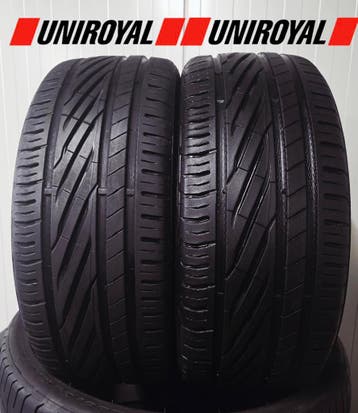 2x 215 45 R17 UNIROYAL *DEMO* 2024 €75 P.S GEMONTEERD EN AL, Ophalen, 17 inch, Band(en), Personenwagen