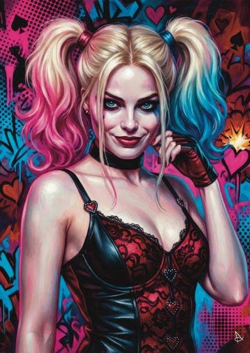 Andrea Di Martino ANDSAL 1991 - Harley Quinn Ice in The Eyes, Nieuw