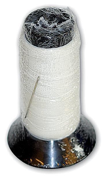 Fijn gewaxed polyester garen met naald, Ophalen of Verzenden, Nieuw