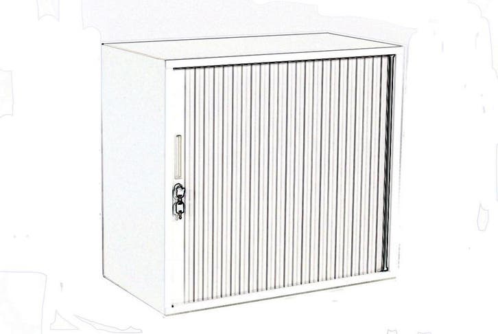 Roldeurkast grijs laag STOR 80  80x43x72,5, Huis en Inrichting, Kasten | Overige, Ophalen of Verzenden