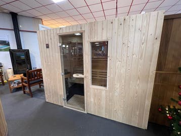 Op maat gemaakt sauna in Nordisch Fichte, Verzenden, Nieuw