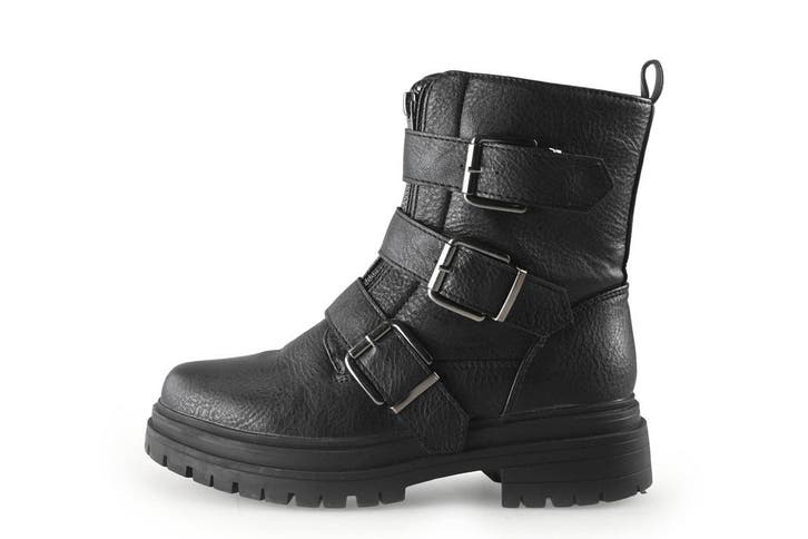 DSTRCT Biker boots in maat 36 Zwart, Kleding | Dames, Schoenen, Zwart, Zo goed als nieuw, Overige typen, Verzenden